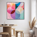 Prismatic Orbit II Square | Acrylic Panel by Oliver Gal, view 3