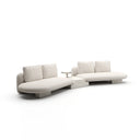 Overlap Sectional - 3-Piece Bumper - Crème Travertine by Caracole, view 3