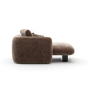 Overlap Laf Chaise Dark Taupe