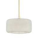 Aged Brass Beechurst Pendant 20" by Hudson Valley