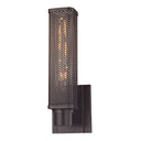 Old Bronze Gibbs Wall Sconce 4.5" x 12.5" by Hudson Valley