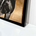 Taming the Rhythm Gold I - With Hand-Applied Gold Leaf by Oliver Gal, view 16