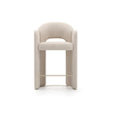 Overlap Counter Stool Ivory