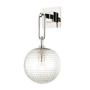 Polished Nickel Jewett Wall Sconce 8" by Hudson Valley