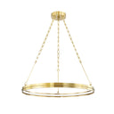 Aged Brass Rosendale Chandelier 28" by Hudson Valley