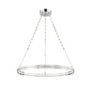 Polished Nickel Rosendale Chandelier 28" by Hudson Valley