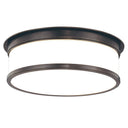 Old Bronze Geneva Flush Mount 15.25" by Hudson Valley