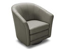 Greer Modern Grey Eco-Leather Accent Chair