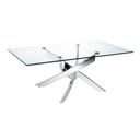 Pyrite Modern Glass Coffee Table