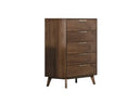 Soria Mid-Century Walnut Chest