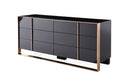 Cartier Modern Black & Rosegold Dresser