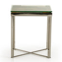 Santiago Modern Rectangular Wood Mosaic End Table