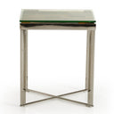 Santiago Modern Rectangular Wood Mosaic End Table