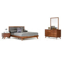 Soria Mid-Century Walnut Chest