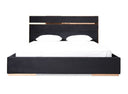 Cartier Modern Black Velvet & Rosegold Bed