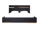 Cartier Modern Black Velvet & Rosegold Bed