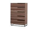 Matteo Italian Modern Walnut Chest