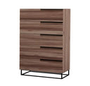 Matteo - Modern Italian Walnut Mirror