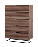 Matteo Italian Modern Walnut Chest