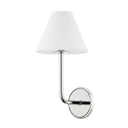 Polished Nickel Trice Wall Sconce 7.75" by Hudson Valley