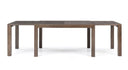 Galant Modern Grey Oak Extendable Dining Table
