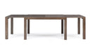 Galant Modern Grey Oak Extendable Dining Table