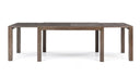 Galant Modern Grey Oak Extendable Dining Table