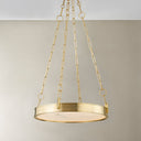 Aged Brass Kirby Chandelier 20" by Hudson Valley, view 5