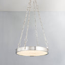 Polished Nickel Kirby Chandelier 20" by Hudson Valley, view 3