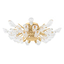 Gold Leaf Tulip Semi Flush 23.25" by Hudson Valley