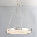 Polished Nickel Kirby Chandelier 30" by Hudson Valley, view 4