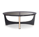 Talin Modern Black Crocodile & Rosegold Buffet