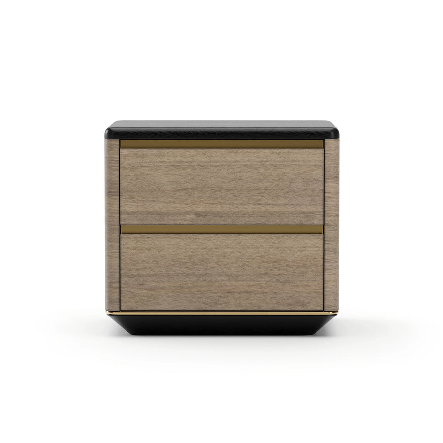 Madera Plinth Nighstand - Chocolate