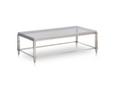 Upton Modern Square Glass Coffee Table