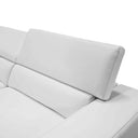 Pella - Modern White Italian Leather U Shaped Sectional Sofa