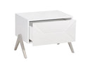 Candid Modern White Nightstand