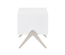 Candid Modern White Nightstand