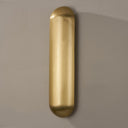 Aged Brass Wheeler Wall Sconce 5" by Hudson Valley, view 2