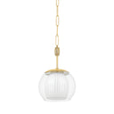 Aged Brass Clementon Pendant 11" by Hudson Valley
