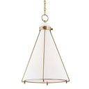 Aged Brass Eldridge Pendant 15.5" x 22" by Hudson Valley