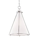 Polished Nickel Eldridge Pendant 15.5" x 23.5" (7316-PN) by Hudson Valley