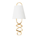 Vintage Gold Leaf Dota Wall Sconce 9" by Hudson Valley