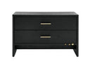 Wales Modern Grey Ash 2-Drawer Nightstand