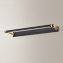 Aged Brass and Distressed Bronze Duell Picture Light 30" x 2.75" by Hudson Valley, view 2