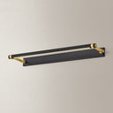 Aged Brass and Distressed Bronze Duell Picture Light 30" x 2.75" by Hudson Valley, view 3