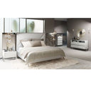 Candid Modern White Nightstand