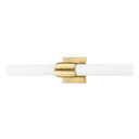 Aged Brass Hogan Wall Sconce 4.5" x 24.5" (7332-AGB) by Hudson Valley