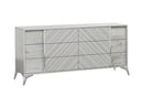 Alexa Italian Modern Grey Dresser