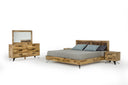 Sala Modern Light Wood Dresser & Mirror Set