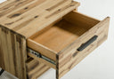 Sala Modern Light Wood Dresser & Mirror Set